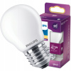 LED žiarovka gulička E27 4,3W = 40W 2700K Philips