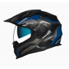 NEXX Integrálna prilba X.WED2 COLUMBUS (čierna/modrá MT) M