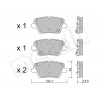 METELLI Sada brzdových platničiek kotúčovej brzdy 22-1243-0