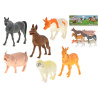 Mikro Trading Zvířátka farma 12-14cm 6ks