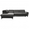 MID.YOU ROHOVÁ SEDACIA SÚPRAVA, textil, antracitová - Sedačky - 000682002204