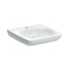 Geberit Selnova Comfort Umývadlo 55x55 cm, bezbariérové, s 1 otvorom na batériu, bez prepadu, biela 500.187.01.7