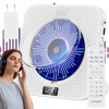Prenosný CD prehrávač s Bluetooth biely HDeye
