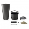 Lechuza geobra Kvetináč Lechuza Delta all-in-one set Farba: Antracitová, Veľkosť: 40 (39 x 39 / 75,5 cm)