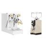 Lelit Mara PL62X V2, white + Eureka Mignon Specialita, CR cream