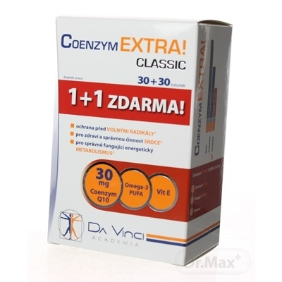 DaVinci Coenzym ExtraClassic 30 mg 60 kapsúl