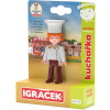 EFKO IGRÁČEK Kuchařka povolání set figurka kloubová s doplňky