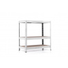 Policový regál Trestles RH 900x900x450, nosnosť 1050 kg, 3 police Farba: pozink, Typ police: drevená MDF 5,4 mm