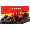 Bburago Ferrari F1-75 Scuderia Ferrari N 16 2nd Monza Gp Italy (pole Position) 2022 Charles Leclerc – With Helmet And Plastic Showcase – Exclusive Carmodel 1:43 červená žltá
