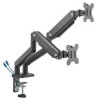 Polohovateľný držiak ULTRADESK BRANCH Double pre 2 monitory, 20KG, svorka a priechodka stol