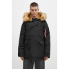 Bunda Alpha Industries Explorer 193128 03 pánska, čierna farba, zimná