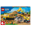 LEGO® City - Stavebné nákladné autá a demolačný žeriav 60391, 235 dielikov LEGO