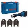 BOSCH BOSCH GPT 18V-32 + čeľuste TH - Akumulátorové lisovacie kliešte bez akumulátora a nabíjačky - 06019M2104