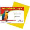 barevný papír A4 80g žlutý