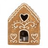 Clayre & Eef Perníková LED chalúpka Gingerbread Cott - 8*6*10 cm - Clayre & Eef