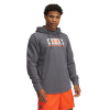 Pánska mikina cez hlavu Under Armour RIVAL TERRY LOGO HODDIE sivá 1390141-025 - S