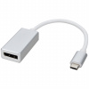 AppleKing adaptér USB-C na DisplayPort – 10cm - biely - možnosť vrátiť tovar ZADARMO do 30tich dní