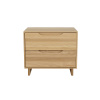 Drewmax Noční stolek SN420 Moření Bělené