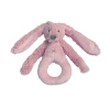 Happy Horse Plyšové hrkálka králiček Richie 18 cm Old pink