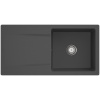 Villeroy & Boch Siluet 60 - Vstavaný drez 1000x510 mm vrátane odpadovej armatúry s ručným ovládaním, Graphite CeramicPlus 333601i4