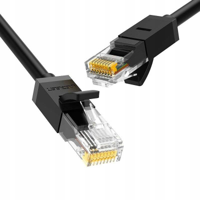 Ugreen Ethernet RJ45, Cat.6, UTP, 2 m (čierny)