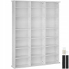 tectake 403618 regál stevie 105,5x19x136,5cm - biela matná