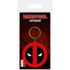 Prívesok na kľúče gumová Deadpool logo