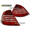 Zadné svetlá, lampy Mercedes W220, S class, 1998-2005, biele/červené