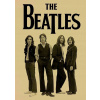 CUKROVÁ TLAČ jedlý obrázok na tortu Cukrová hmota The Beatles Hudobná skupina