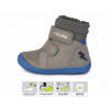 Detská kožená zimná obuv D.D.step W063-829C BAREFOOT