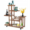 Stojan na kvety - Kvetinový rebrík rack na drevené kvety 101cm (Stojan na kvety - Kvetinový rebrík rack na drevené kvety 101cm)
