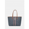 Tommy Hilfiger kabelka typu shopper dámska AW0AW18390 tmavomodrá ONE SIZE