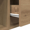 vidaXL TV stolíky 2 ks dub artisan 60x31x25,5 cm spracované drevo - Hnedá - 253011-268648