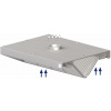 Digestoř centrální šikmá 2800x1800x450 mm | STALGAST, 9821118280 inox