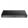 D-Link DGS-1250-52XMP 48-port Gigabit Smart Managed Switch with 4x 10G SFP+ ports, 370Watts (DGS-1250-52XMP/E)