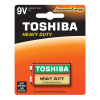 Zinko-uhlíková batéria Toshiba 9V (6F22) 1 ks