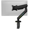 DELTACO GAMING RGB Single 1-násobný stolový držiak monitoru 43,2 cm (17) - 81,3 cm (32) sklápajúci, nakláňací, otočný; GAM-134