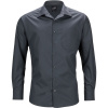 James & Nicholson Košile JN 642, popelínová, business, dlouhý rukáv COT02064202502-carbon M Carbon