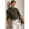 Ľanová košeľa Polo Ralph Lauren Long Sleeve Sport Shirt