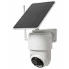 NEDIS IP kamera solární/ venkovní/ IP65/ Wi-Fi/ 1080p/ PIR senzor/ USB-C/ microSD/ noční vidění/ Android/ iOS/ bílá (WIFICBO50WT)