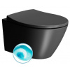 Sapho GSI Modo - Závesné WC, Swirlflush, ExtraGlaze, matná čierna 981626