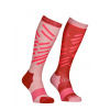 Skialp ponožky dámske Ortovox Ski Tour Long Socks - sunset orange