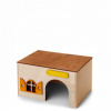 JK ANIMALS Domek Kvádr, drevený domček pre morčatá 23×15×13 cm