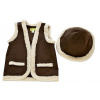Kostým pre chlapca- Pastuszek Vest + Hat 140 Narodenie, oblečenie (Pastuszek Vest + Hat 140 Narodenie, oblečenie)