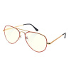 GLASSA Blue Light Blocking Glasses PCG 09, +2,00 dio, červeno zlatá