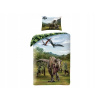 Halantex Obojstranné bavlna obliečky Jurassic World Dinosaury JW-21BL 140x200 70x90