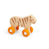 Bigjigs Toys Zvieratko na kolieskach Safari Tiger