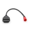 Redukce pro nové motorky s červeným EURO 5 OBD2 (diagnostika OBD MOTO EURO5)
