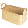 Košík Compactor úložný Basket Ecologic s dvoma držadlami, béžový, 28 x 18 x 13 cm