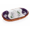 Banquet Mísa v košíku LAVENDER 30,5 cm, 4 díly, OK